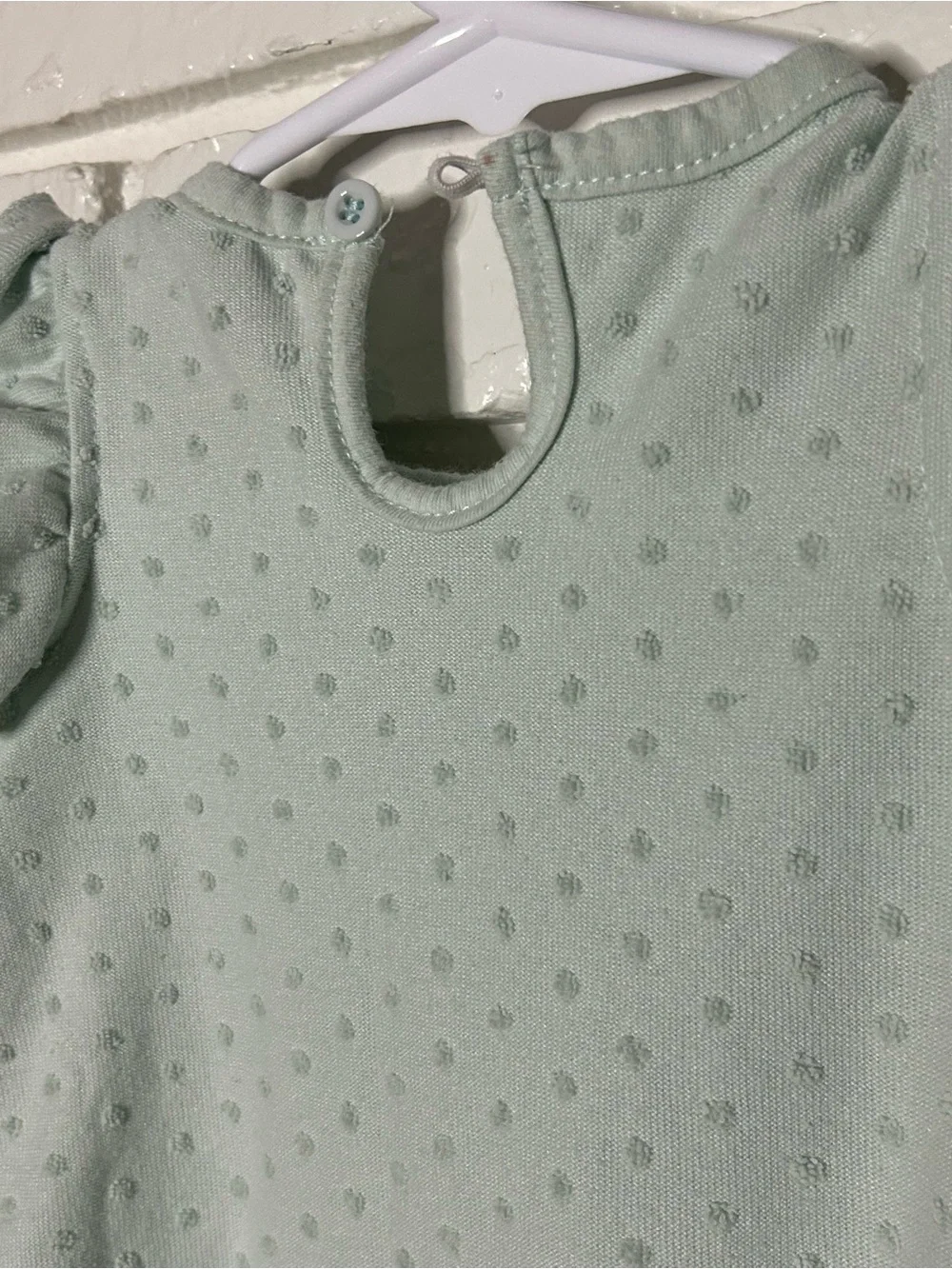 Kyle & Deena Newborn Mint Ruffle Romper with Hat